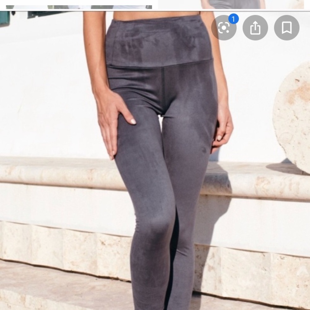 Tribe Kelley suede leggings